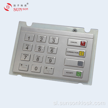 Podloga za šifriranje PIN za plačilni kiosk srednje velikosti